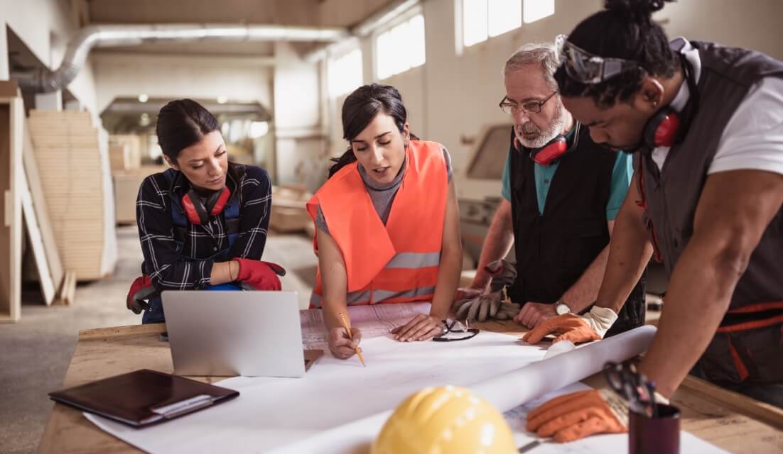 construction planning of the team