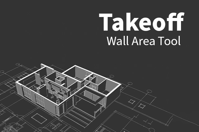 Takeoff wall area tool.